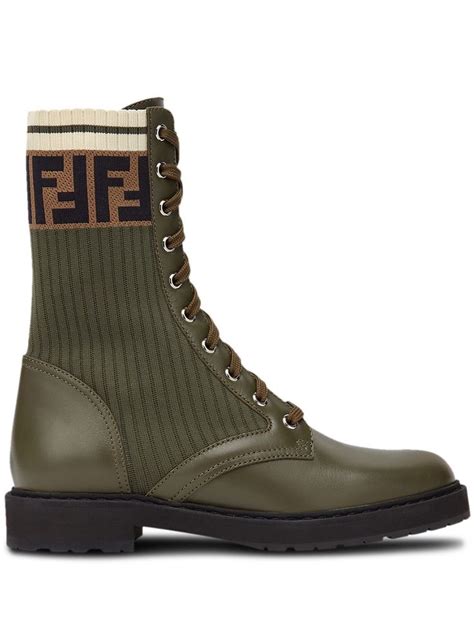 fendi rockoko sneakers men|Fendi rockoko green boots.